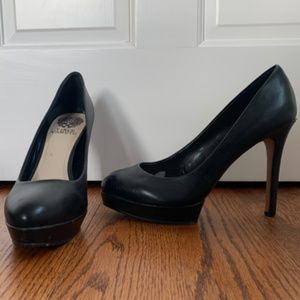 Vince Camuto Elevated Toe Heels 5”, platform 1”